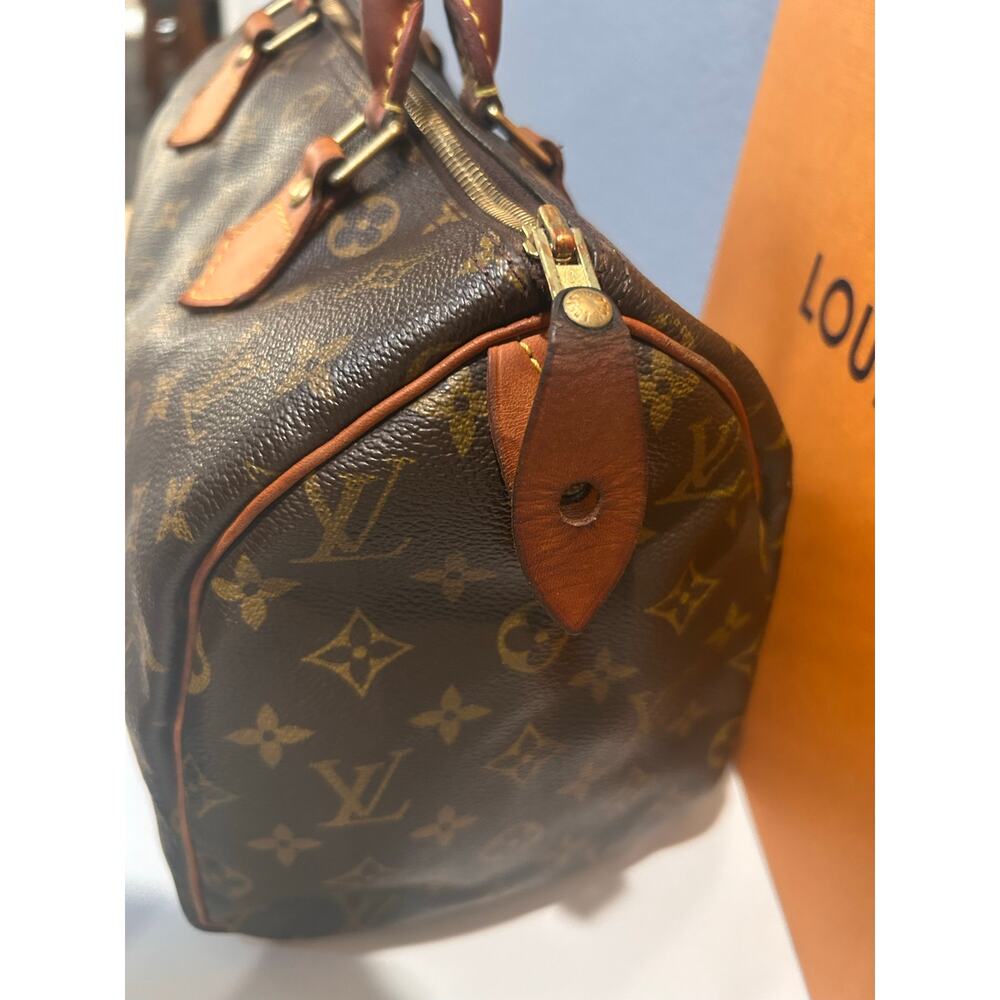 Vintage Louis Vuitton Monogram Speedy 30 Boston Handbag TH1012 (Nov. 2002) - Picture 5 of 16